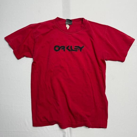 Oakley Other - Vintage Oakley Red And Black Streetwear T-shirt Size Medium